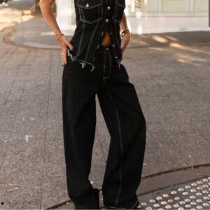 PEPPERMAYO NEW YORK NIGHTS BAGGY LOW RISE DENIM